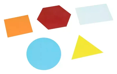 Figuras geométricas de goma